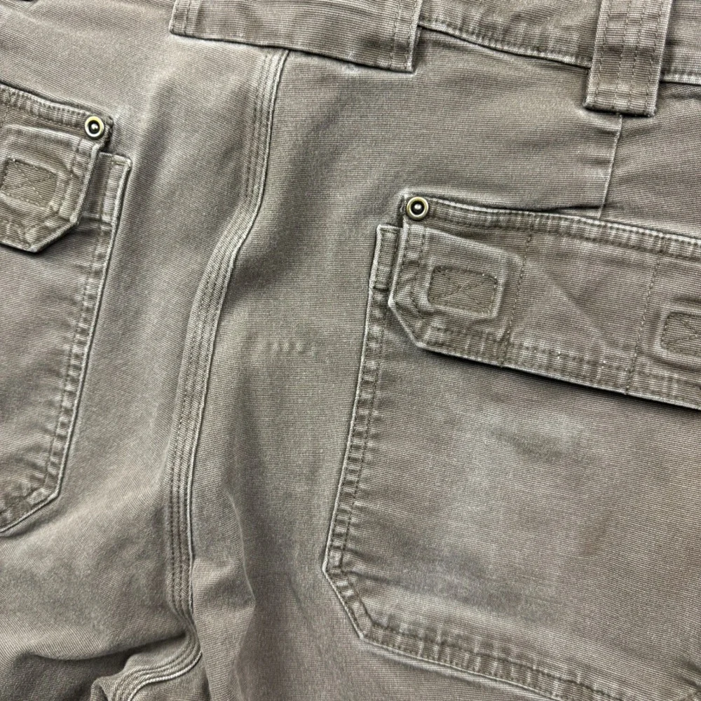 Duluth Trading Co Flex Fire Hose Cargo Pants Brown Men 40x28 (38x26) Relaxed Fit